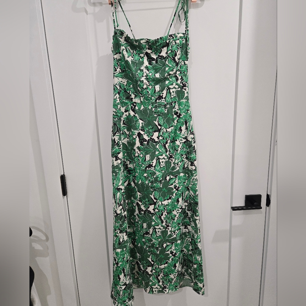 Free People Linen Beach Party Midi Dress BNWOT - Picture 10 of 15